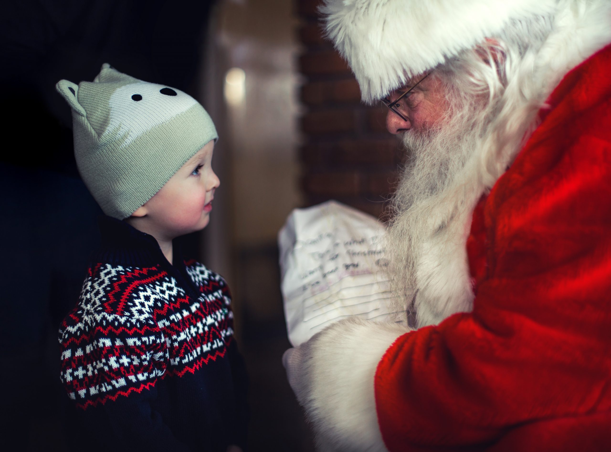 santa Christmas spirit