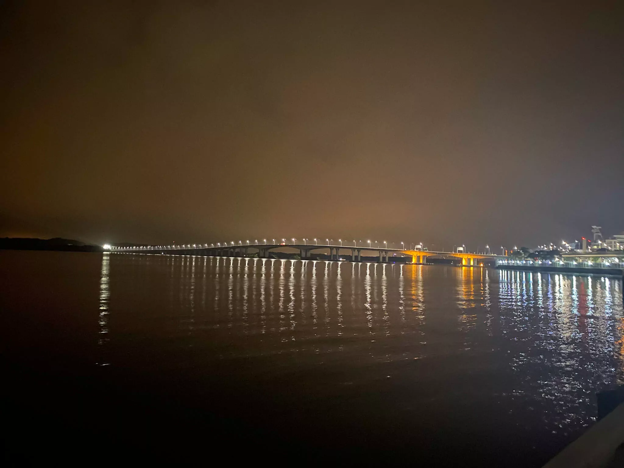 The bridge to Malaysia