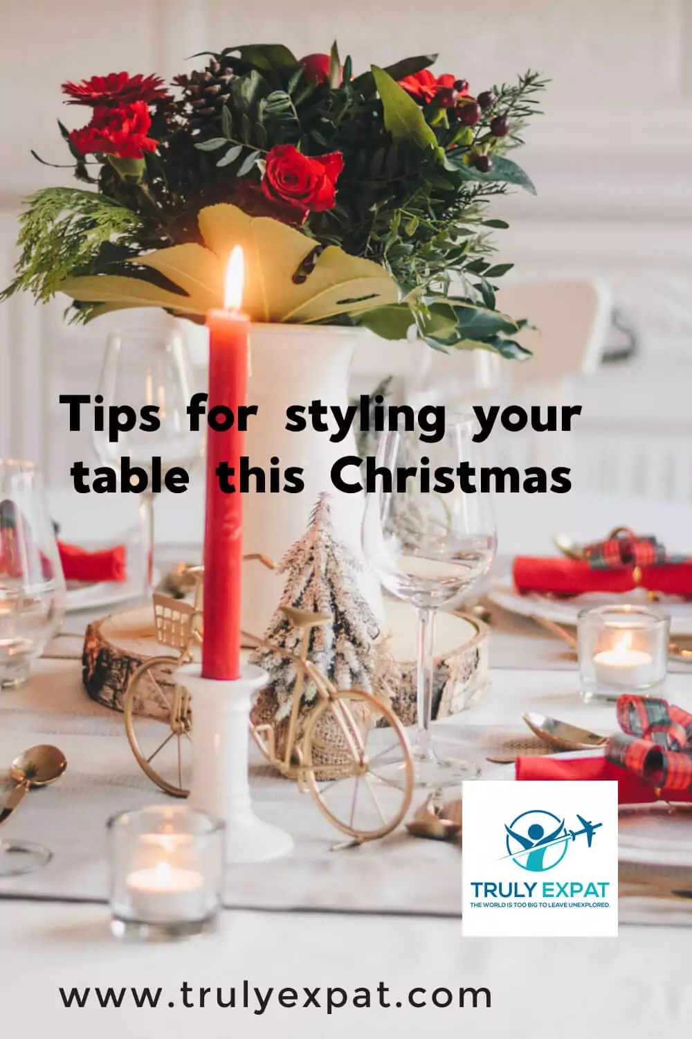 tips for styling your table this christmas