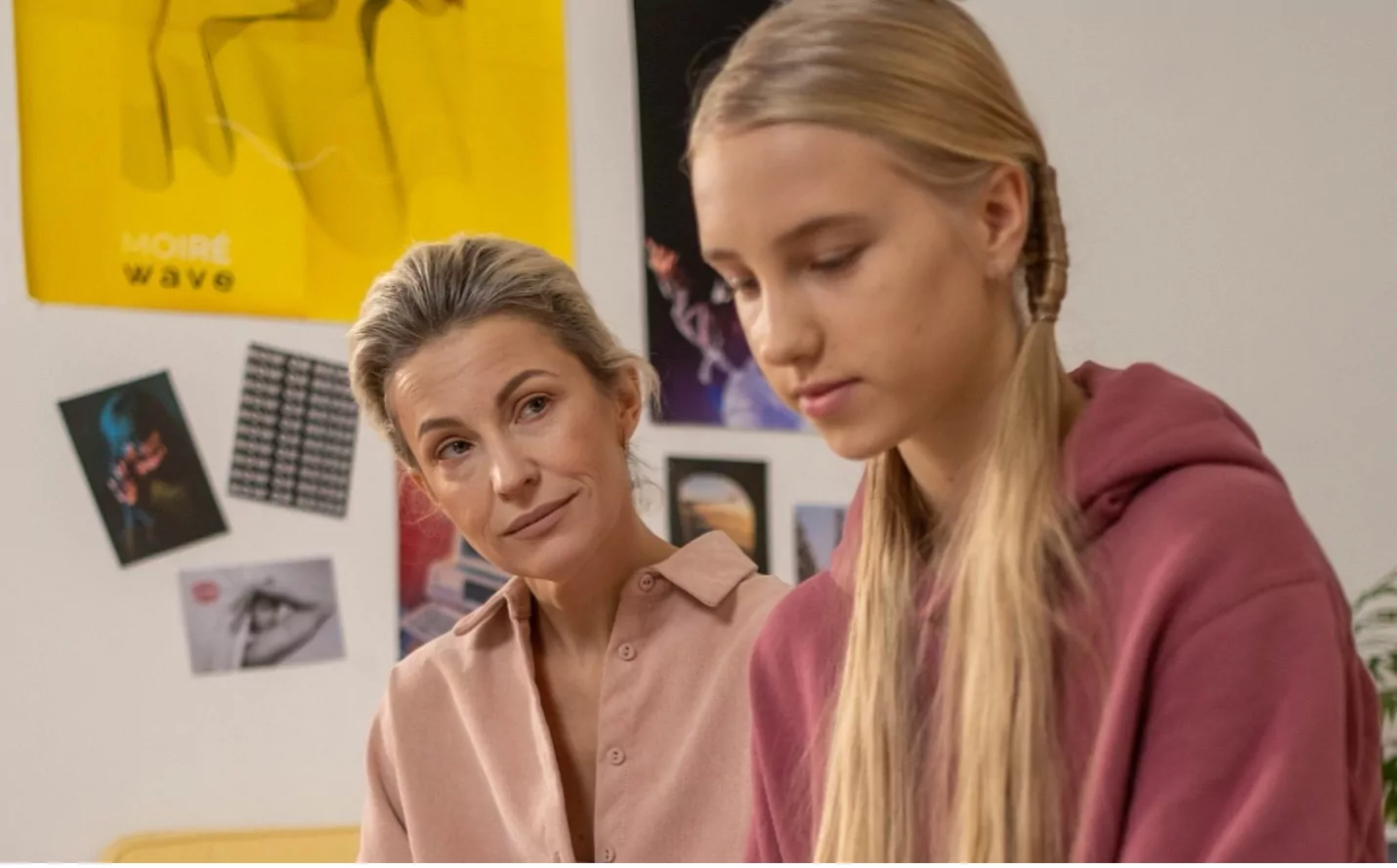 mother and daughter