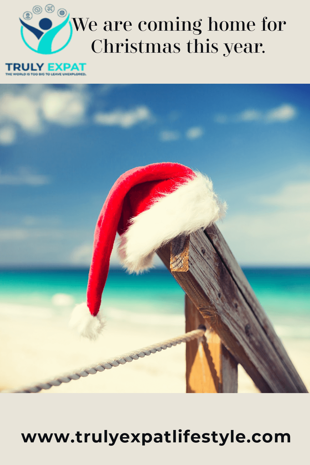 We are coming home for Christmas this year.